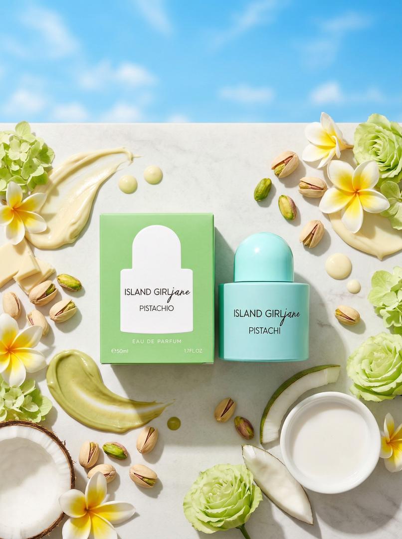 Fragrance World Island Girl Jane Pistachi Perfume For Women- 50ml